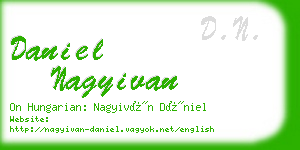 daniel nagyivan business card